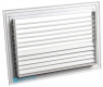 РОР 800х800 алюминиевая решетка однорядная регулируемая 