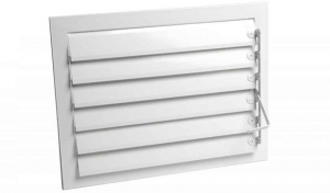 РНР 250х250 Алюминиевая решетка наружная регулируемая